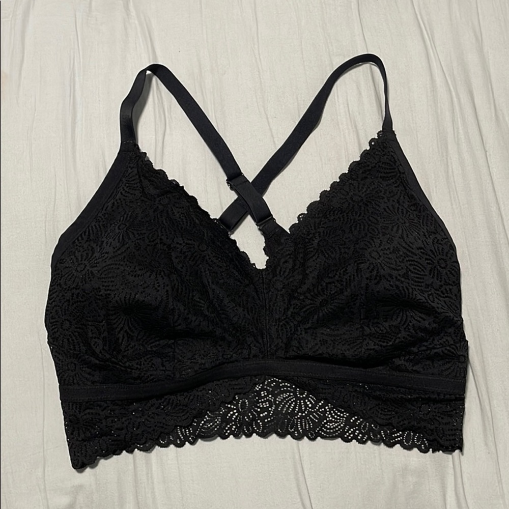 Women’s black bralette
